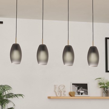 Eglo - Φωτιστικό οροφής με καλώδιο 4xE27/40W/230V