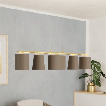 Eglo - Φωτιστικό οροφής με καλώδιο 5xE14/40W/230V