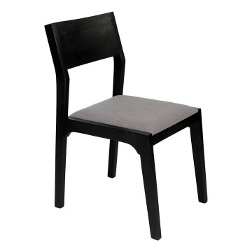 Eglo - Καρέκλα τραπεζαρίας 84x55 cm μαύρο/γκρι