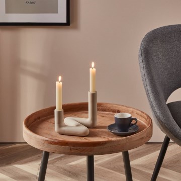 Eglo - Κηροπήγιο 13,3x12,5 εκ. κρεμ