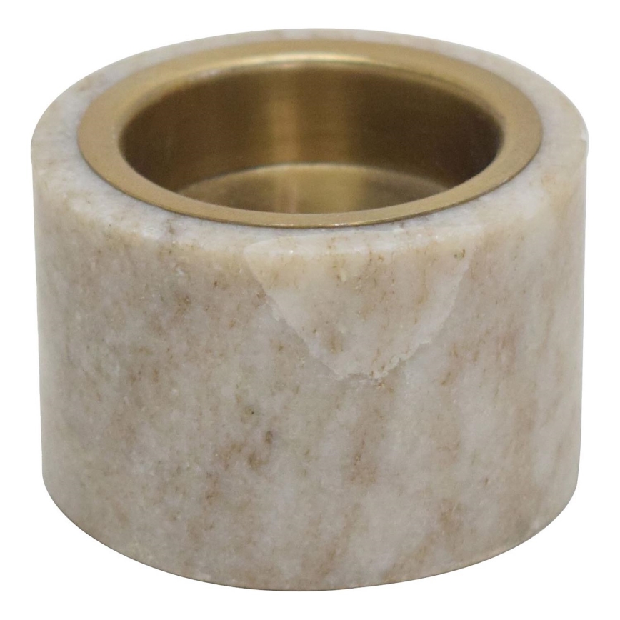 Eglo - Κηροπήγιο 4x6 cm μάρμαρο/μπεζ