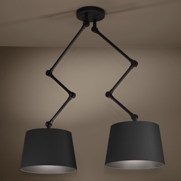 Eglo - Κρεμαστό φωτιστικό 2xE27/40W/230V μαύρο