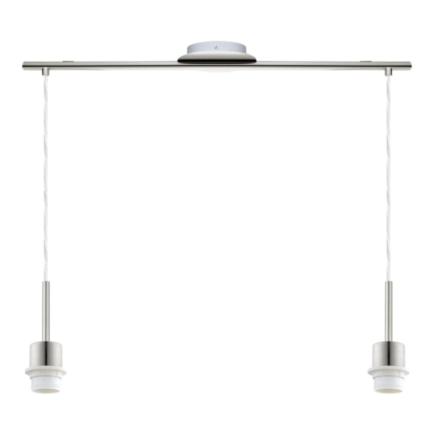 Eglo - Κρεμαστό φωτιστικό LED με καλώδιο TUNJA 2xE27/60W/230V σε κρεμ απόχρωση