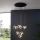 Eglo - Κρεμαστό φωτιστικό με καλώδιο 10xE27/40W/230V μαύρο/γυαλιστερό χρώμιο