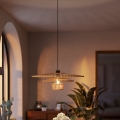 Eglo - Κρεμαστό φωτιστικό με καλώδιο 1xE27/40W/230V από μπαμπού
