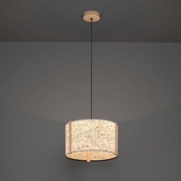 Eglo - Κρεμαστό φωτιστικό οροφής 1xE27/25W/230V μπεζ