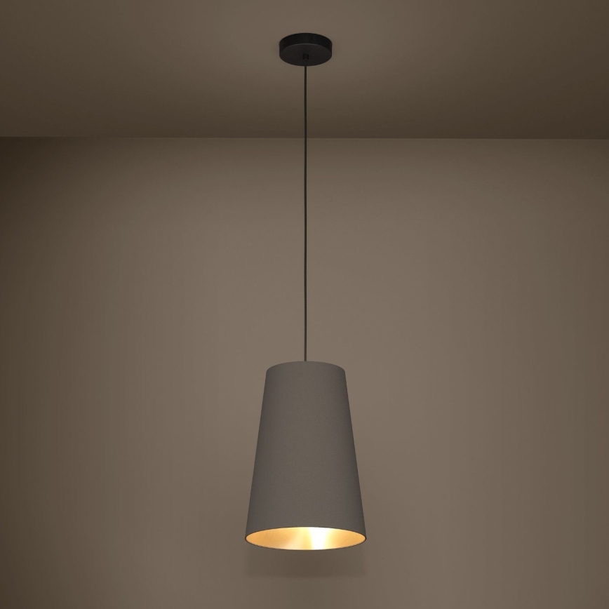 Eglo - Κρεμαστό φωτιστικό οροφής 1xE27/40W/230V καφέ