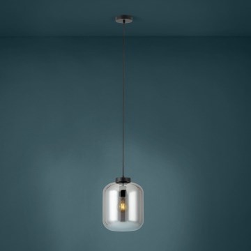 Eglo - Κρεμαστό φωτιστικό οροφής 1xE27/40W/230V διάμετρος 25 cm φιμέ