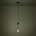 Eglo - Κρεμαστό φωτιστικό οροφής 1xE27/40W/230V μαύρο/χρυσό
