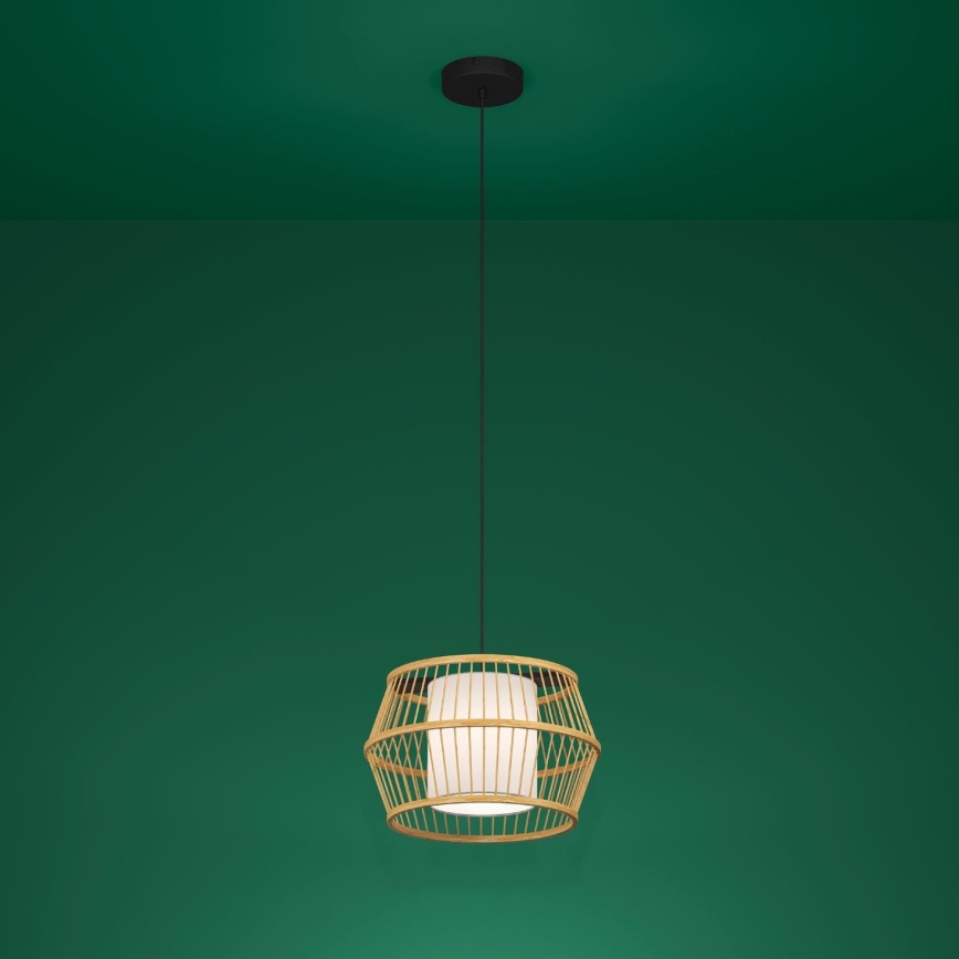 Eglo - Κρεμαστό φωτιστικό οροφής 1xE27/40W/230V μπαμπού