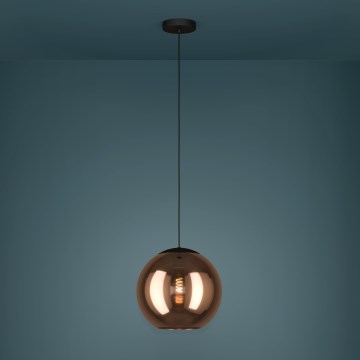 Eglo - Κρεμαστό φωτιστικό οροφής 1xE27/40W/230V χαλκός