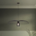 Eglo - Κρεμαστό φωτιστικό οροφής 1xE27/60W/230V διάμετρος 98,5 cm μαύρο