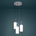 Eglo - Κρεμαστό φωτιστικό οροφής 3xE27/40W/230V γυαλιστερό χρώμιο