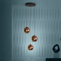 Eglo - Κρεμαστό φωτιστικό οροφής 3xE27/40W/230V χαλκός