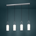 Eglo - Κρεμαστό φωτιστικό οροφής 4xE27/40W/230V γυαλιστερό χρώμιο