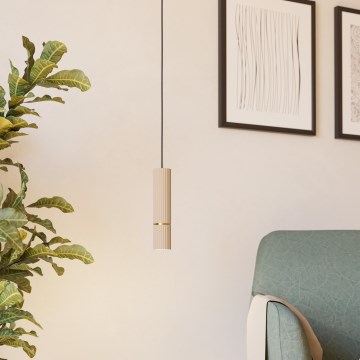 Eglo -  Κρεμαστό φωτιστικό οροφής LED 1xGU10/5W/230V 3000K μπεζ