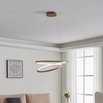 Eglo -  Κρεμαστό φωτιστικό οροφής LED LED/36W/230V 3000K μπεζ