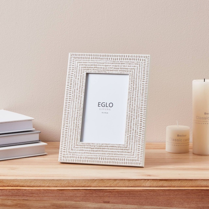 Eglo - Κορνίζα για φωτογραφία 10x15 cm κρεμ