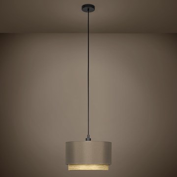 Eglo - Κρεμαστό φωτιστικό οροφής 1xE27/40W/230V καφέ