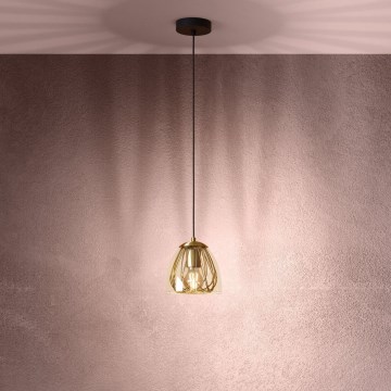 Eglo - Κρεμαστό φωτιστικό οροφής 1xE27/40W/230V χρυσό