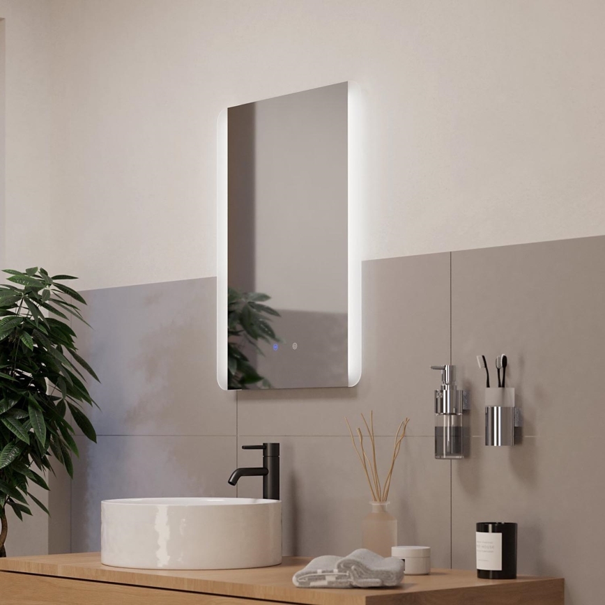 Eglo - LED Bathroom heated wall mirror with backlit LED/28W/230V IP44