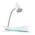 Eglo - LED λάμπα με κλιπ 1xGU10/2,8W/230V λευκό/γυαλισμένο χρώμιο