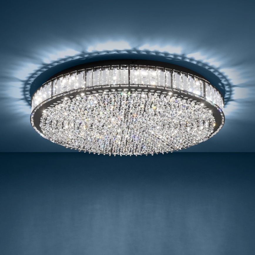 Eglo - LED Dimmable φωτιστικό οροφής LED/52,4W/230V 4000K μαύρο