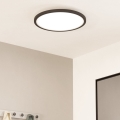Eglo - LED Dimmable φωτιστικό οροφής LED/33,5W/230V διάμετρος 45 cm μαύρο