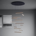 Eglo - Led Dimmable κρεμαστό φωτιστικό οροφής 12xLED/8,4W/230V 3000K μαύρο