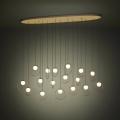 Eglo - Led Dimmable κρεμαστό φωτιστικό οροφής 17xLED/3W/230V 3000K χρυσό