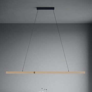 Eglo - Led Dimmable κρεμαστό φωτιστικό οροφής LED/21W/230V 3000K καφέ