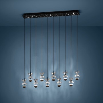 Eglo - Led Dimmable κρεμαστό φωτιστικό οροφής LED/23W/230V 3000K μαύρο