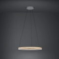 Eglo - Led Dimmable κρεμαστό φωτιστικό οροφής LED/36W/230V 3000K γκρι/δρυς