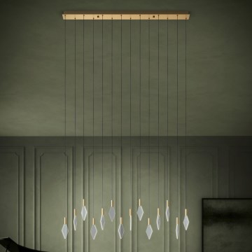 Eglo - Led Dimmable κρεμαστό φωτιστικό οροφής 14xLED/3,3W/230V 3000K χρυσό