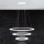 Eglo - Led Dimmable κρεμαστό φωτιστικό οροφής 1xLED/45W/230V + 1xLED/33W + 1xLED/19,5W