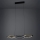 Eglo - Led Dimmable κρεμαστό φωτιστικό οροφής 2xLED/12,5W/230V + LED/15,5W 3000K μαύρο