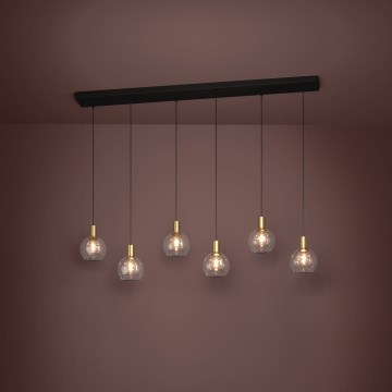 Eglo - Led Dimmable κρεμαστό φωτιστικό οροφής 6xLED/5,4W/230V 3000K χρυσό