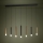 Eglo - Led Dimmable κρεμαστό φωτιστικό οροφής 7xLED/3,1W/230V 3000K ανθρακί/χρυσό