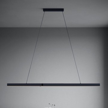 Eglo - Led Dimmable κρεμαστό φωτιστικό οροφής LED/20W/230V 3000K μαύρο