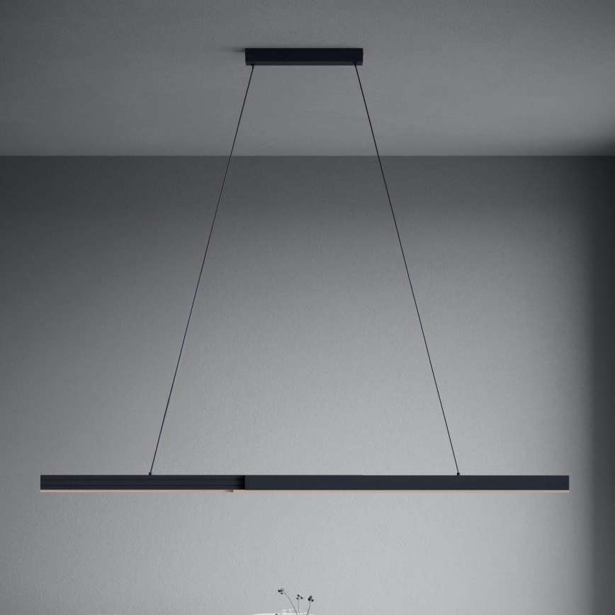 Eglo - Led Dimmable κρεμαστό φωτιστικό οροφής LED/20W/230V 3000K μαύρο