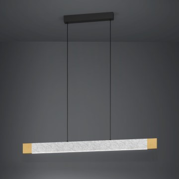 Eglo - Led Dimmable κρεμαστό φωτιστικό οροφής LED/22,2W/230V 3000K καφέ/γκρι