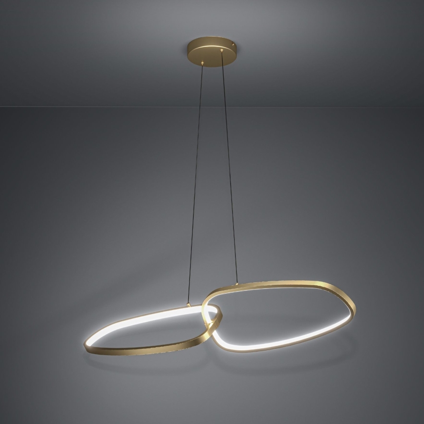 Eglo - Led Dimmable κρεμαστό φωτιστικό οροφής LED/37,5W/230V 3000K χρυσό