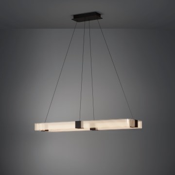 Eglo - Led Dimmable κρεμαστό φωτιστικό οροφής LED/39,2W/230V 3000K μαύρο