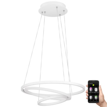Eglo - LED Dimmable κρεμαστό φωτιστικό οροφής LED/43,2W/230V λευκό