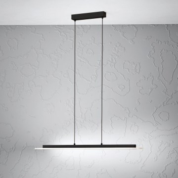 Eglo - Led Dimmable κρεμαστό φωτιστικό οροφής LED/57,5W/230V 3000K μαύρο + τηλεχειριστήριο