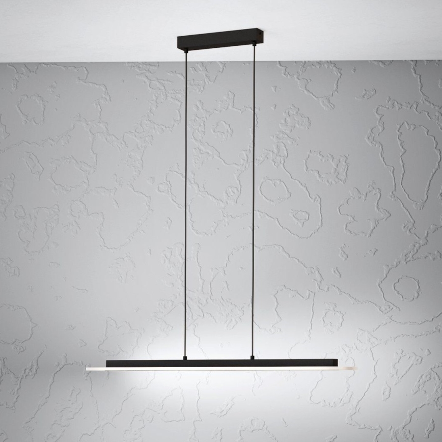 Eglo - Led Dimmable κρεμαστό φωτιστικό οροφής LED/57,5W/230V 3000K μαύρο + τηλεχειριστήριο