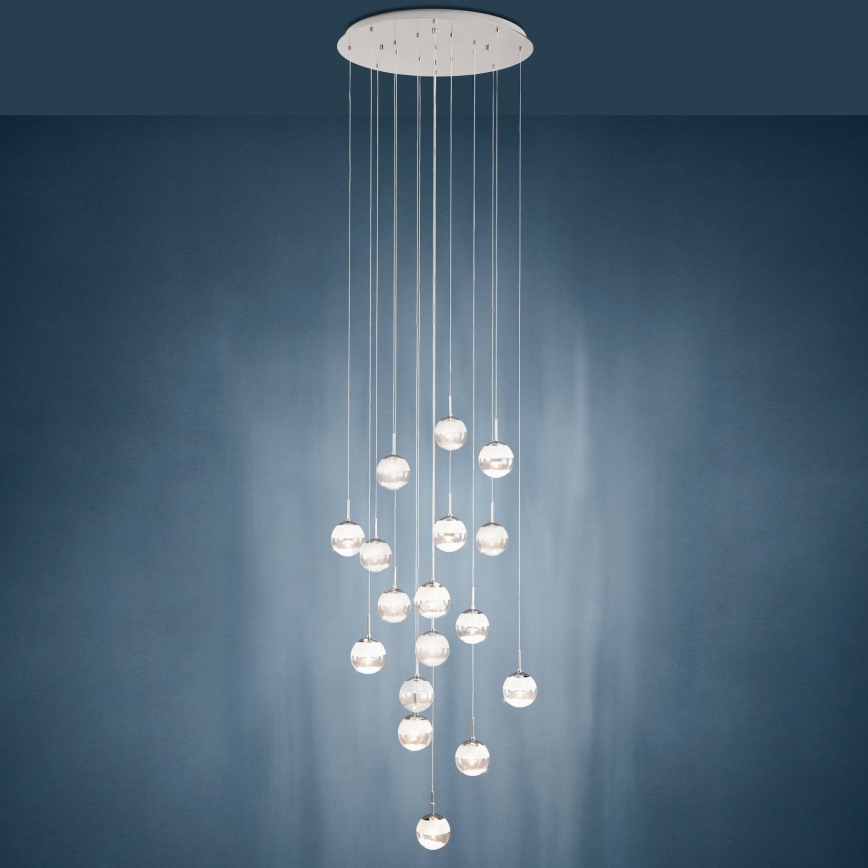Eglo - LED Dimmable πολύφωτο 17xLED/5W/230V