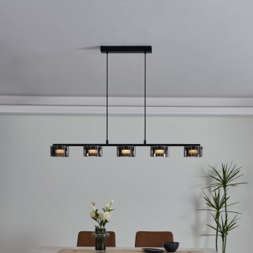 Eglo - LED Dimmable πολύφωτο ράγα 5xLED/5,4W/230V