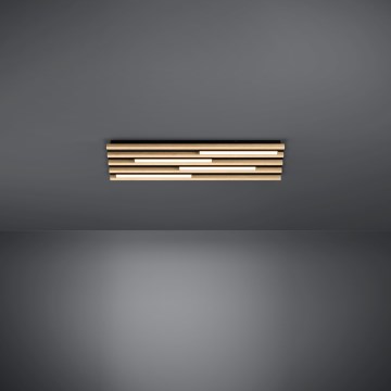 Eglo - LED Dimmable φωτιστικό οροφής 4xLED/9W/230V 3000K 22x78 cm καφέ