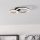 Eglo - LED Dimmable φωτιστικό οροφής LED/12W/230V 4000K μαύρο/χρυσό